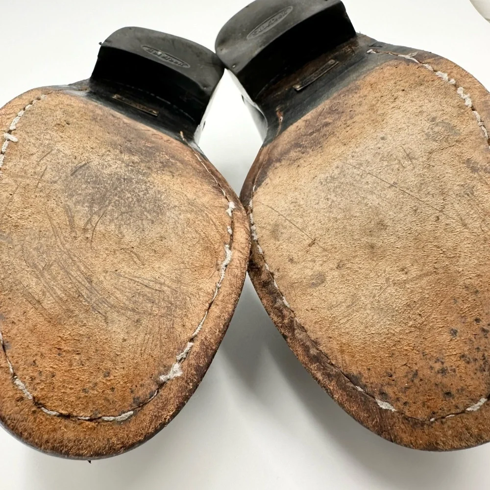 Gucci Horsebit Shiny Black Dress Loafers Shoes # 110-1362 Size 42 E - Picture 14 of 15